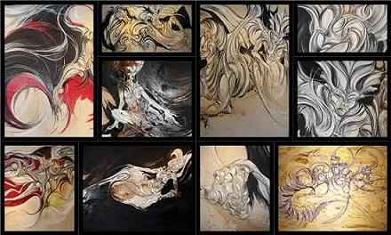 نقدی بر نقاشی‌های ارگانیک مصطفی دمیرچی