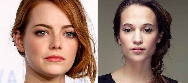 اما استون و آلیشیا ویکاندر اما استون و آلیشیا ویکاندر